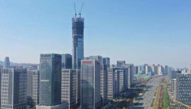 J9直营集团电子余压系列产品助力济南汉峪金谷建设